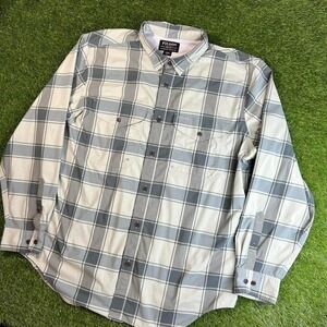 Filson Men's Long Sleeve Button Down Plaid Flannel Shirt Size XXL
